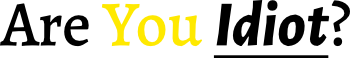 areyouidiot-logo-350px